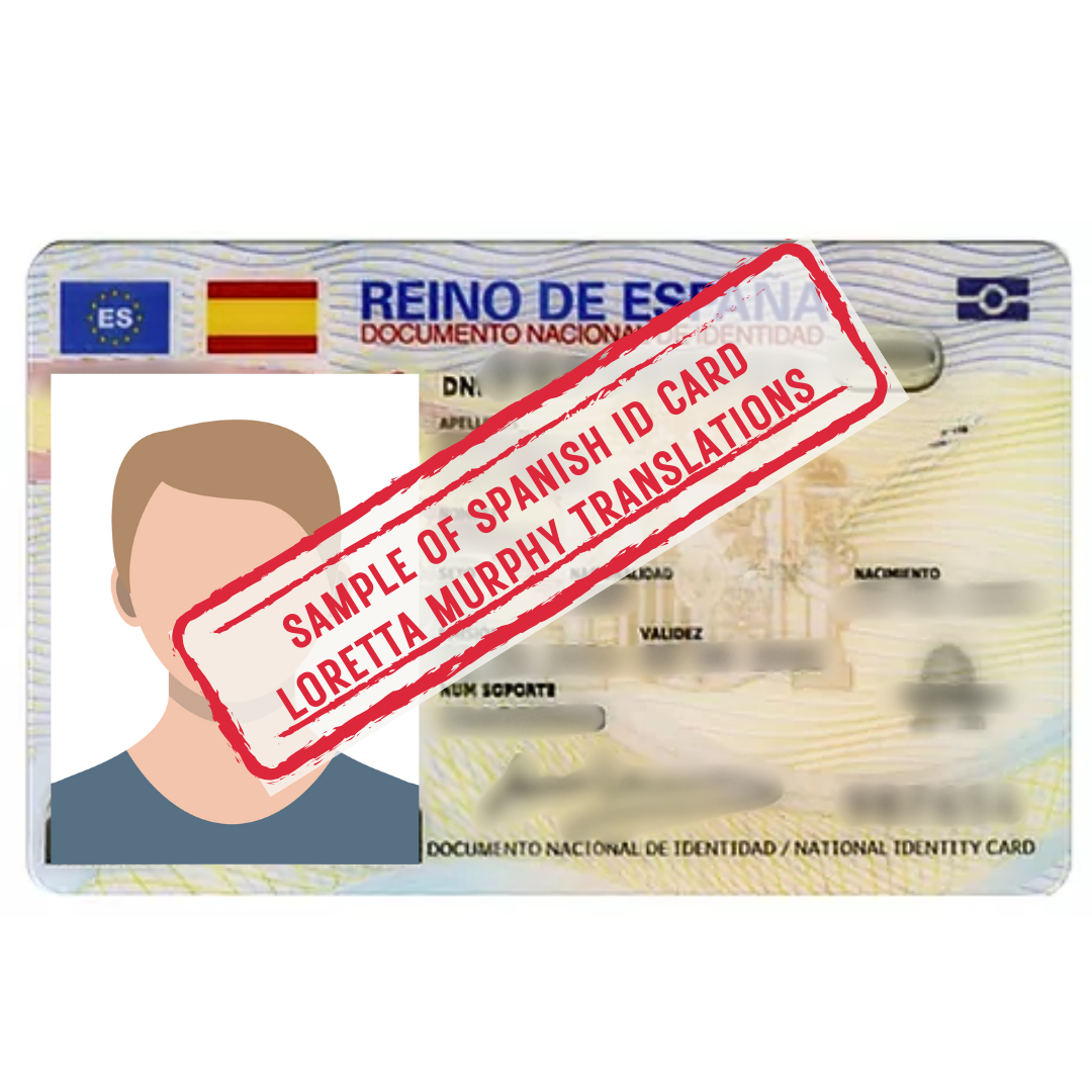 Spanish ID Card - Certified Translation