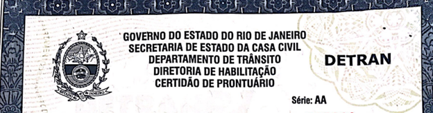 CERTIDAO DE PRONTUARIO